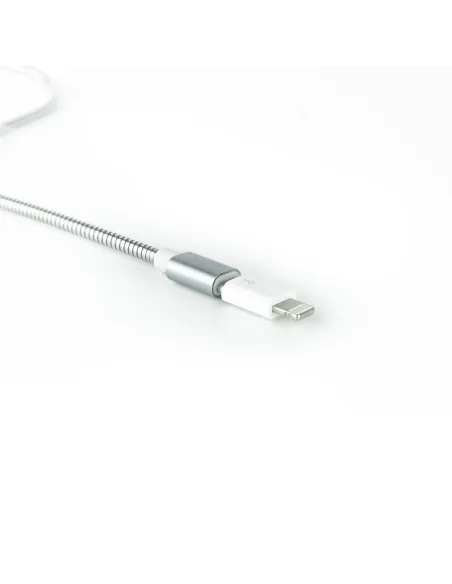 Nanocable Adaptador Lightning a Micro USB, Lightning M-Micro B H Blanco