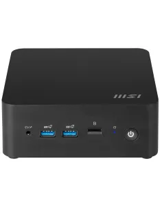 MSI CUBI NUC 1MG-206BES PC estación de trabajo barebone 0.83L sized PC Negro 150U Intel® SoC