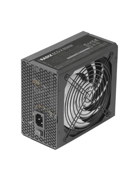 Tacens RADIX ECO X 850, Fuente Alimentación PC ATX 850W, 6 Años Garantía, 87% Eficiencia, Tecnologías SMD y DC-DC, Ventilador