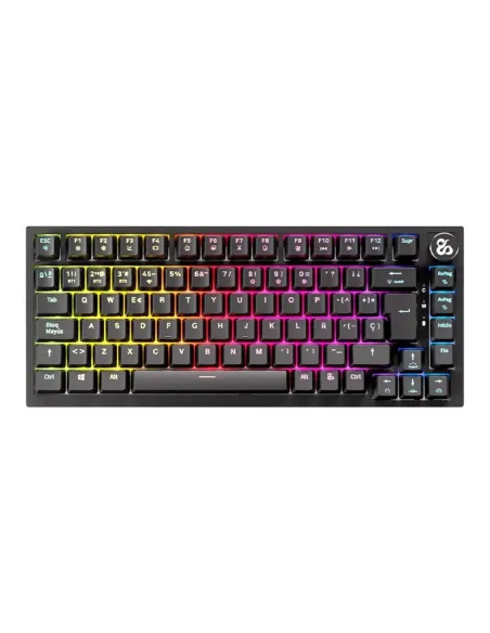 Teclado gaming newskill pyros pro inalambrico rgb negro