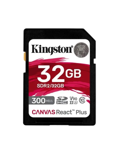 Tarjeta memoria sdhc 32gb kingston react select plus uhs - ii cl10