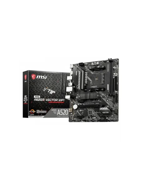 MSI Placa Base MAG A520M VECTOR WIFI mATX AM4
