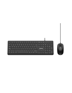 Phoenix combo teclado + ratón con cable usb 1200dpi