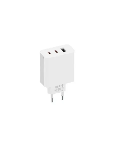 Cargador xiaomi 2c1a gan 67w trio - 2 x usb c 1 x usb a - con cable - color blanco