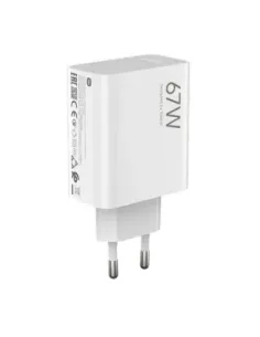 Cargador xiaomi hypercharge combo tipo a 67w con cable usb c color blanco