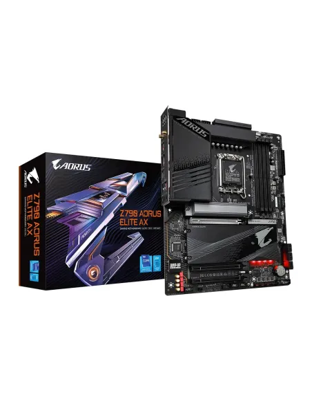 Placa base gigabyte 1700 z790 aorus elite ax atx -  4x ddr5 -  6x sata3 -  5x usb 3.2 -  1x usb tipo c -  4x usb 2.0