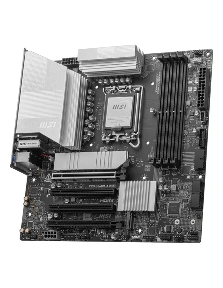 MSI PRO B860M-A WIFI placa base Intel B860 LGA 1851 (Socket V1) micro ATX