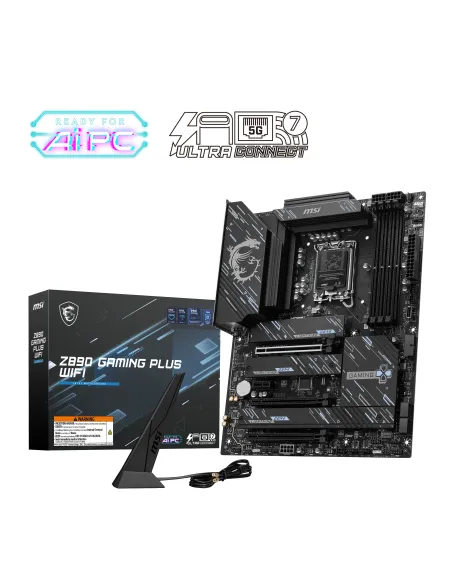 MSI Z890 GAMING PLUS WIFI Intel Z890 LGA 1851 (Socket V1) ATX