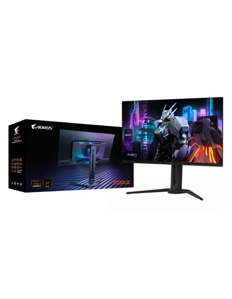 GIGABYTE Monitor de juegos OLED AORUS FO32U2 de 32” - 3840 x 2160 (UHD), 240Hz, 0.03ms, KVM, 250 cd m², FreeSync Premium Pro,