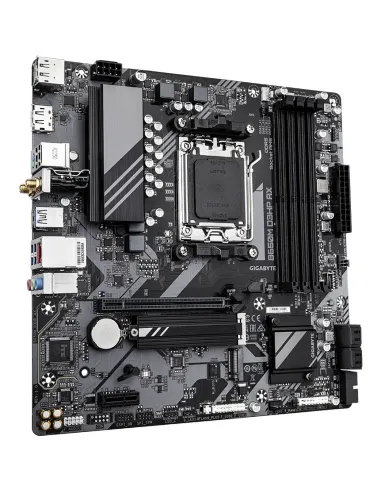 GIGABYTE B650M D3HP AX Placa base - AMD Ryzen serie 9000, VRM de 5+2+2 fases, hasta 8000 MHz DDR5 (OC), 2xPCIe 4.0 M.2, WIFI