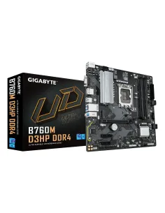 GIGABYTE B760M D3HP DDR4 Placa base - Soporta CPUs Intel Core de 14ª generación, VRM digital de 4+1+1 fases, hasta 5333MHz DDR4