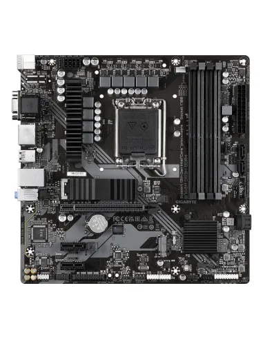 GIGABYTE B760M DS3H DDR4 Placa base - Soporta CPUs Intel Core de 14ª generación, VRM digital de 6+2+1 fases, hasta 5333MHz DDR4