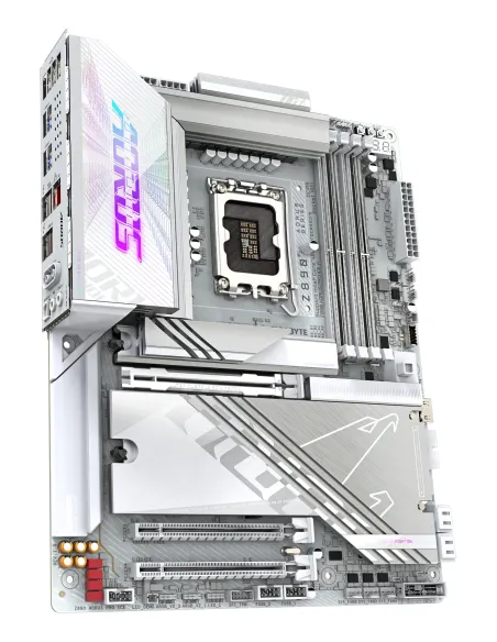 GIGABYTE Placa base Z890 AORUS PRO ICE - Compatible con CPUs Intel Core Ultra (Serie 2), VRM de 16+1+2 fases, hasta 9500MHz