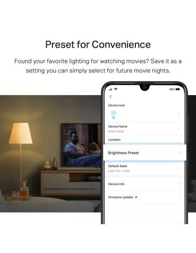 TP-Link Tapo L510E(2-PACK) iluminación inteligente Bombilla inteligente Wi-Fi
