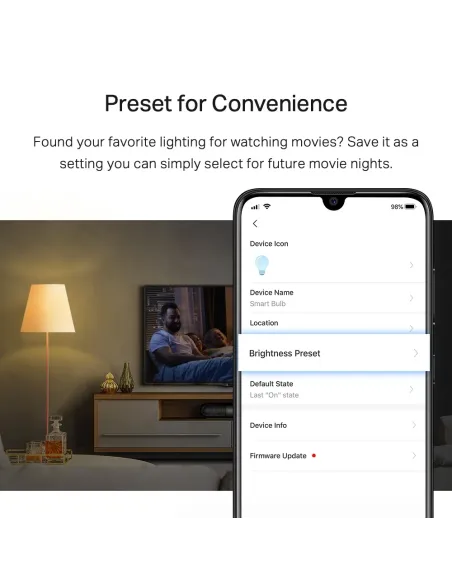 TP-Link Tapo L510E(2-PACK) iluminación inteligente Bombilla inteligente Wi-Fi