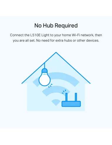 TP-Link Tapo L510E(2-PACK) iluminación inteligente Bombilla inteligente Wi-Fi