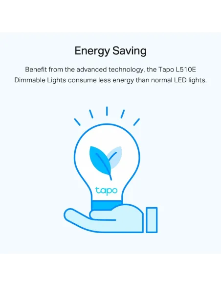 TP-Link Tapo L510E(2-PACK) iluminación inteligente Bombilla inteligente Wi-Fi