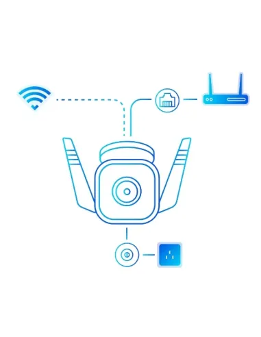 TP-Link Tapo TC65 cámara de vigilancia Bala (forma) Cámara de seguridad IP Exterior 2304 x 1296 Pixeles Techo pared