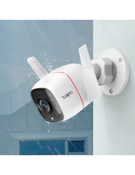 TP-Link Tapo TC65 cámara de vigilancia Bala (forma) Cámara de seguridad IP Exterior 2304 x 1296 Pixeles Techo pared