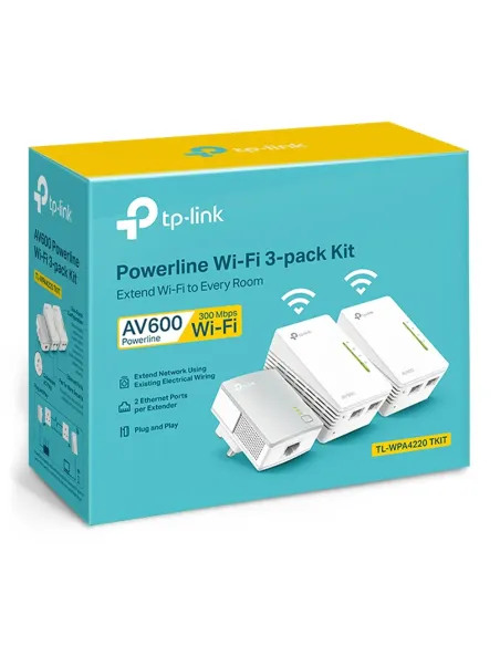 TP-Link TL-WPA4220T KIT Repetidor de red Blanco 10, 100 Mbit s