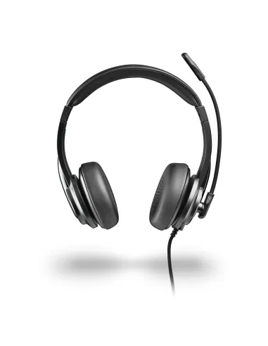 NGS VOX605 USB-C Auriculares Alámbrico Diadema Llamadas Música USB Tipo C Negro