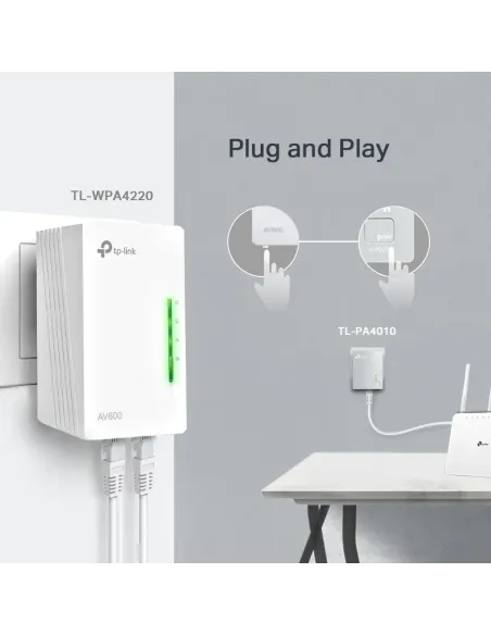 TP-Link AV600 600 Mbit s Ethernet Wifi Blanco 1 pieza(s)