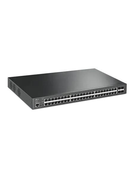TP-Link JetStream TL-SG3452XP switch Gestionado L2+ Gigabit Ethernet (10 100 1000) Energía sobre Ethernet (PoE) 1U Negro