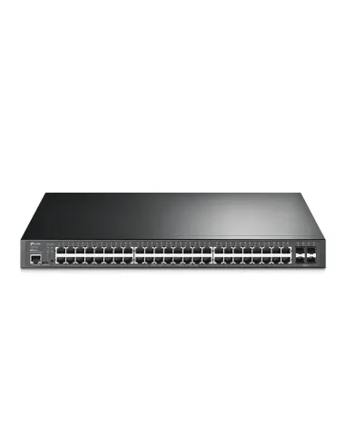 TP-Link JetStream TL-SG3452XP switch Gestionado L2+ Gigabit Ethernet (10 100 1000) Energía sobre Ethernet (PoE) 1U Negro