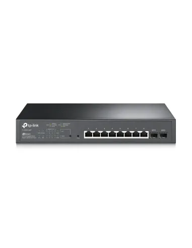 TP-Link JetStream TL-SG2210MP switch Gestionado L2 L2+ Gigabit Ethernet (10 100 1000) Energía sobre Ethernet (PoE) 1U Negro