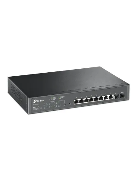 TP-Link JetStream TL-SG2210MP switch Gestionado L2 L2+ Gigabit Ethernet (10 100 1000) Energía sobre Ethernet (PoE) 1U Negro