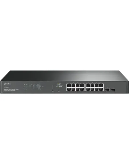 TP-Link JetStream TL-SG2218P switch Gestionado L2 L2+ Gigabit Ethernet (10 100 1000) Energía sobre Ethernet (PoE) 1U Negro