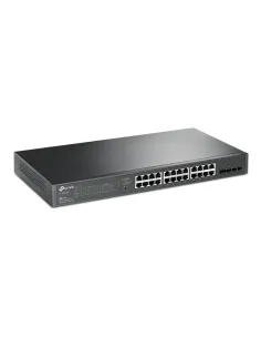 TP-Link JetStream TL-SG2428P switch Gestionado L2 L2+ Gigabit Ethernet (10 100 1000) Energía sobre Ethernet (PoE) 1U Negro