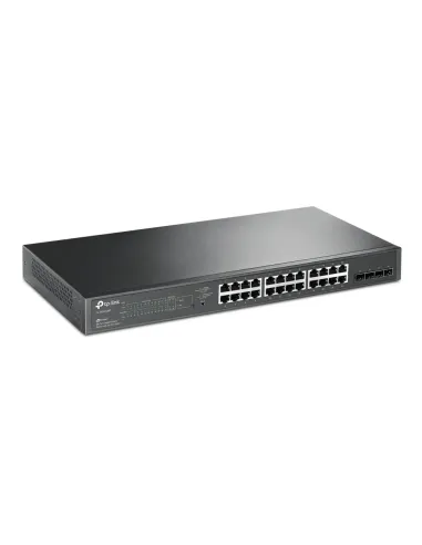 TP-Link JetStream TL-SG2428P switch Gestionado L2 L2+ Gigabit Ethernet (10 100 1000) Energía sobre Ethernet (PoE) 1U Negro