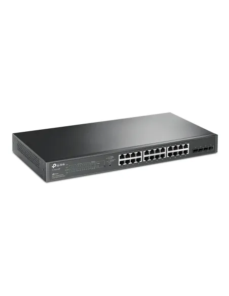 TP-Link JetStream TL-SG2428P switch Gestionado L2 L2+ Gigabit Ethernet (10 100 1000) Energía sobre Ethernet (PoE) 1U Negro