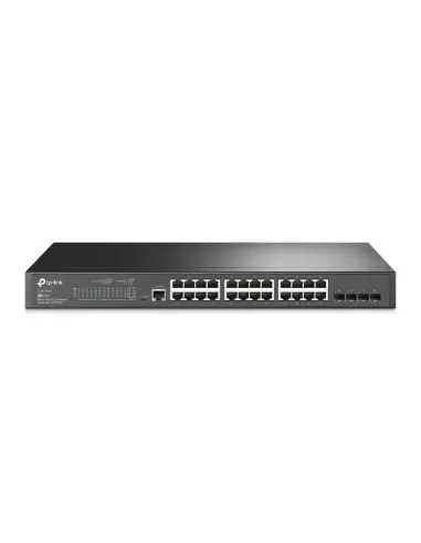 TP-Link JetStream TL-SG3428 switch Gestionado L2 L3 Gigabit Ethernet (10 100 1000) 1U Negro