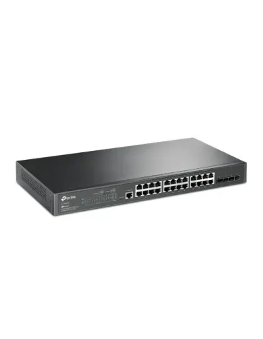 TP-Link JetStream TL-SG3428 switch Gestionado L2 L3 Gigabit Ethernet (10 100 1000) 1U Negro