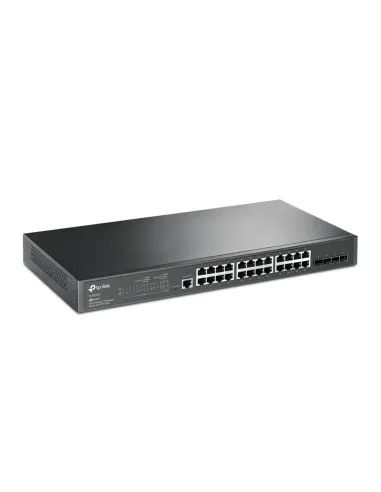 TP-Link JetStream TL-SG3428 switch Gestionado L2 L3 Gigabit Ethernet (10 100 1000) 1U Negro