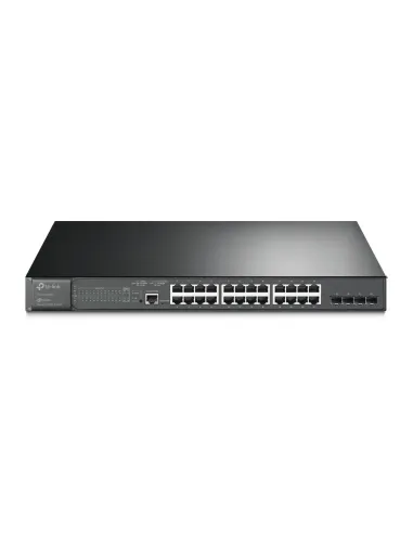 TP-Link JetStream TL-SG3428MP switch Gestionado L2+ Gigabit Ethernet (10 100 1000) Energía sobre Ethernet (PoE) 1U Negro
