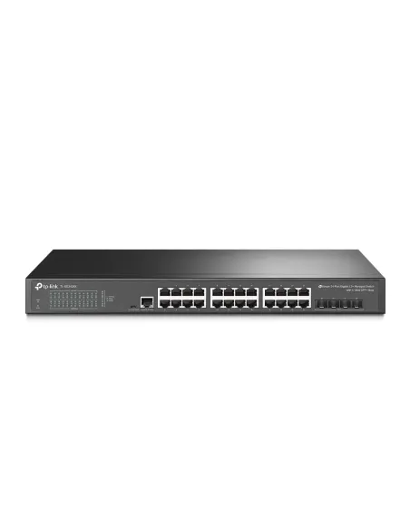 TP-Link JetStream TL-SG3428X switch Gestionado L2+ L3 Gigabit Ethernet (10 100 1000) 1U Negro