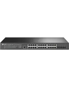 TP-Link JetStream TL-SG3428XPP-M2 switch Gestionado L2+ 2.5G Ethernet (100 1000 2500) Energía sobre Ethernet (PoE) 1U Negro