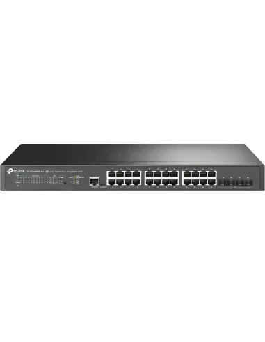 TP-Link JetStream TL-SG3428XPP-M2 switch Gestionado L2+ 2.5G Ethernet (100 1000 2500) Energía sobre Ethernet (PoE) 1U Negro