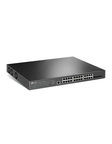 TP-Link JetStream TL-SG3428XPP-M2 switch Gestionado L2+ 2.5G Ethernet (100 1000 2500) Energía sobre Ethernet (PoE) 1U Negro