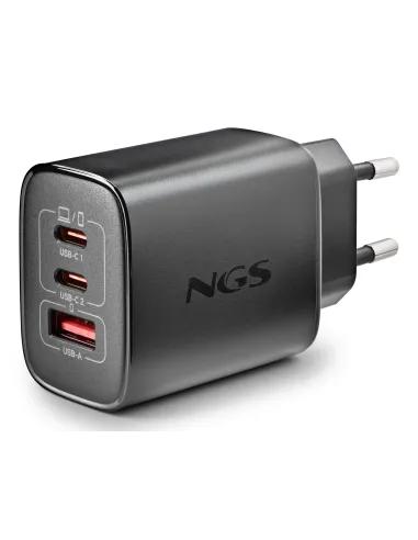 NGS ERA 65W BLACK Universal Negro Corriente alterna Carga rápida Interior