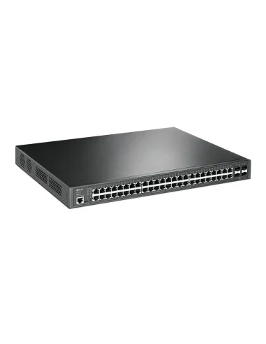 TP-Link JetStream TL-SG3452P switch Gestionado L2 L3 Gigabit Ethernet (10 100 1000) Energía sobre Ethernet (PoE) 1U Negro