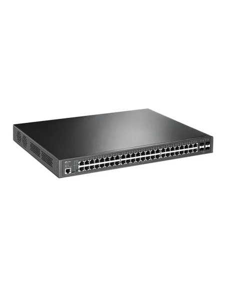 TP-Link JetStream TL-SG3452P switch Gestionado L2 L3 Gigabit Ethernet (10 100 1000) Energía sobre Ethernet (PoE) 1U Negro