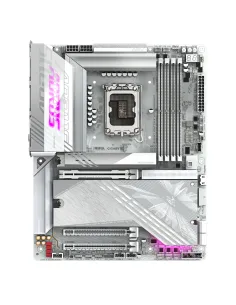 GIGABYTE Placa base Z890 AORUS ELITE X ICE - Compatible con CPUs Intel Core Ultra (Serie 2), VRM de 16+1+2 fases, hasta 9500MHz 2