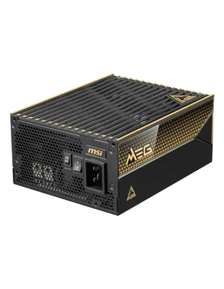 MSI MEG Ai1600T PCIE5 unidad de fuente de alimentación 1600 W 24-pin ATX ATX Negro