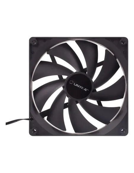 UNYKAch 140 mm Carcasa del ordenador Ventilador 14 cm Negro