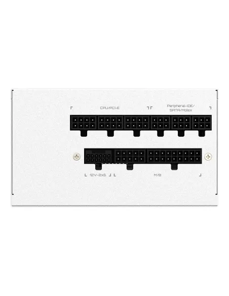 GIGABYTE UD1000GM PG5 V2 ICE Fuente de Alimentación – PCIe Gen 5.1, 80 PLUS Gold, Diseño completamente modular, Ventilador de