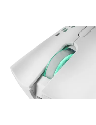 Mars Gaming MMEX, Ratón Gaming RGB, 32K DPI, Cable Feather, Switches Ópticos, Blanco, One Size